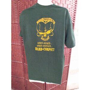 Vintage 90s United States Marines T Shirt Hard Nosed Hard Headed Hard Corps XL